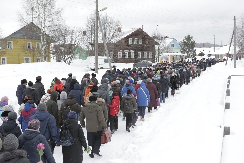 Народное шествие на Абрамовский угор