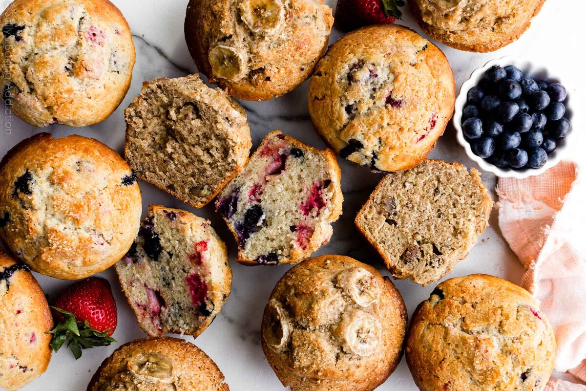 Кексики с сюпризами на любой вкус