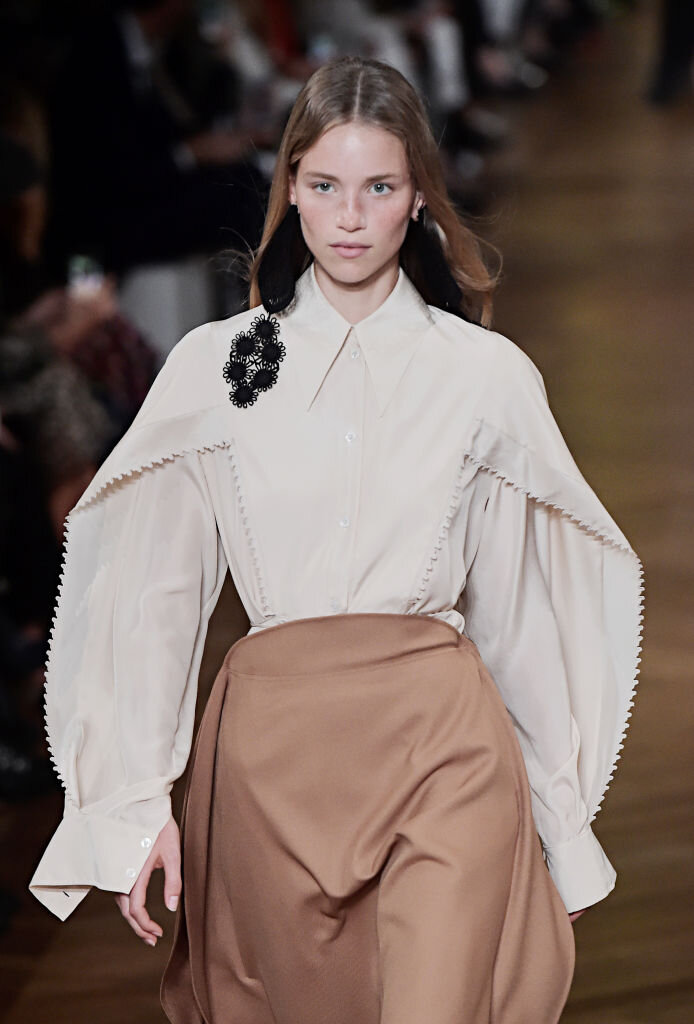 Фото-материалы взяты с источника https://fw-daily.com/h-sposobov-nosit-beluyu-rubashku-glavnyj-trend-etogo-sezona/