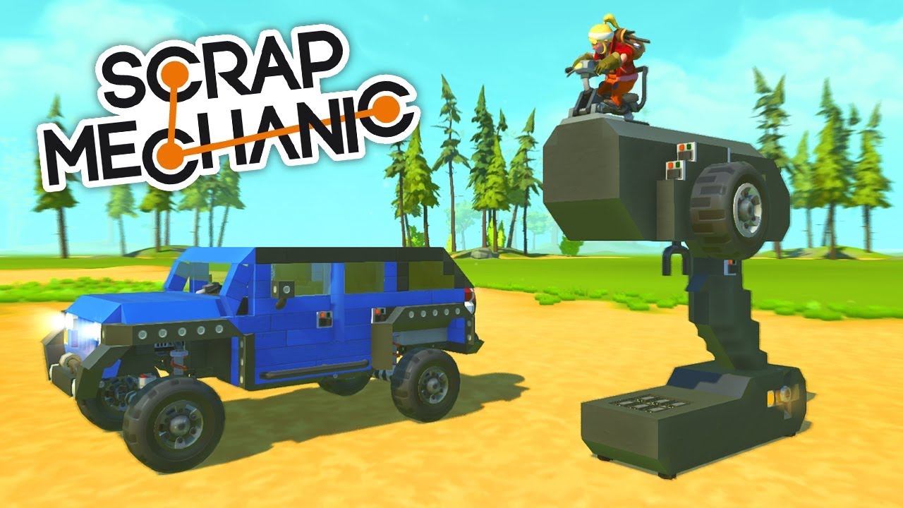 Самая Крутая Машина НА Пульте Управления в Скрап Механик (Scrap Mechanic)