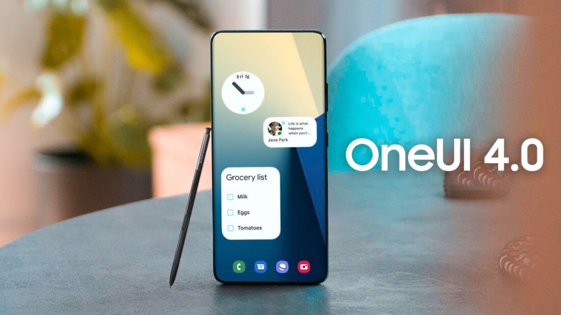 В One UI 4.0 будет переработан дизайн интерфейсов