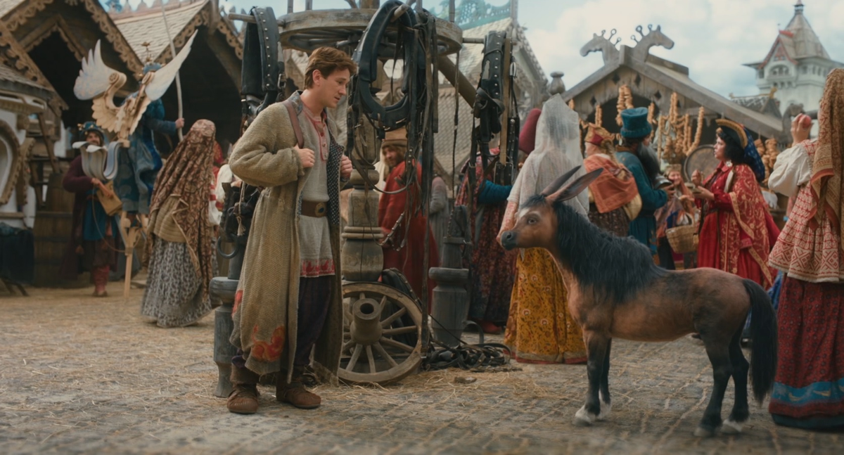 Кадр из современного российского фильма «Конек-Горбунок»