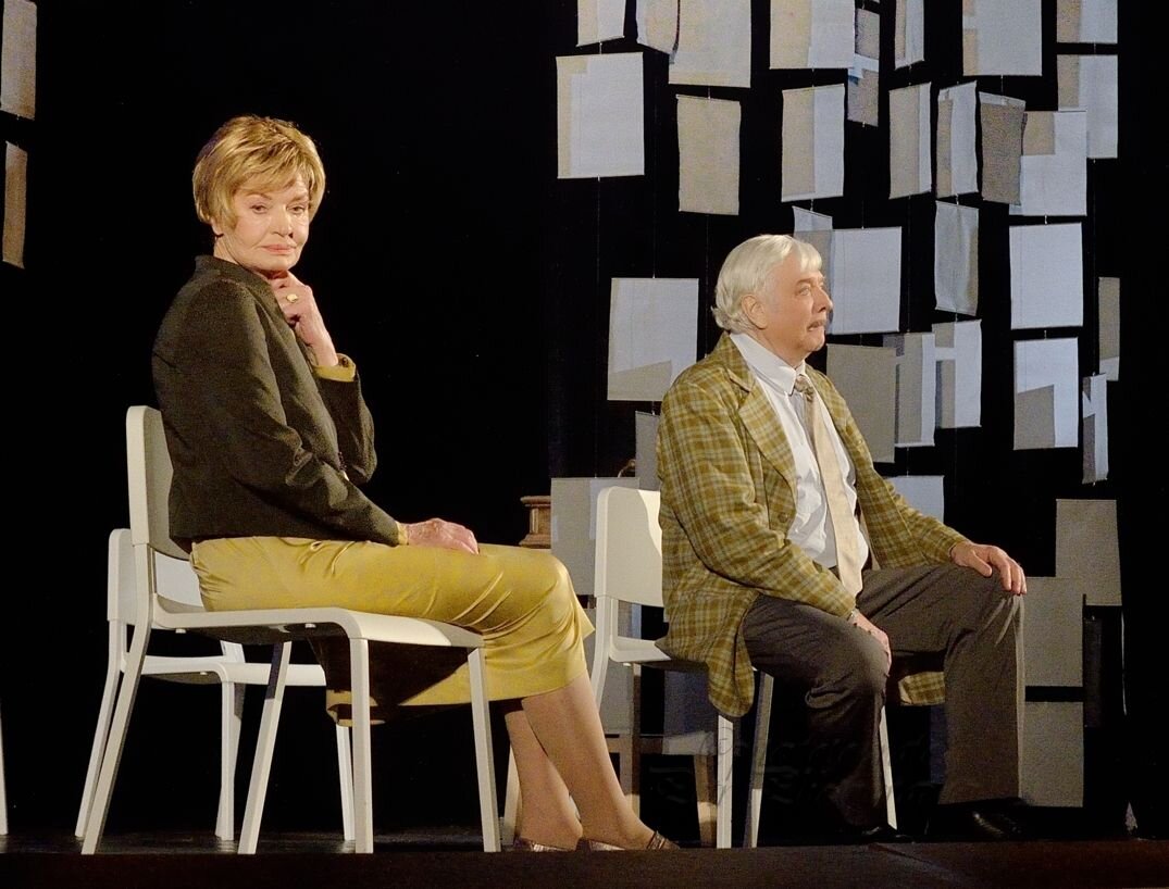 Людмила Чурсина и Александр Дик на сцене театра Российской Армии