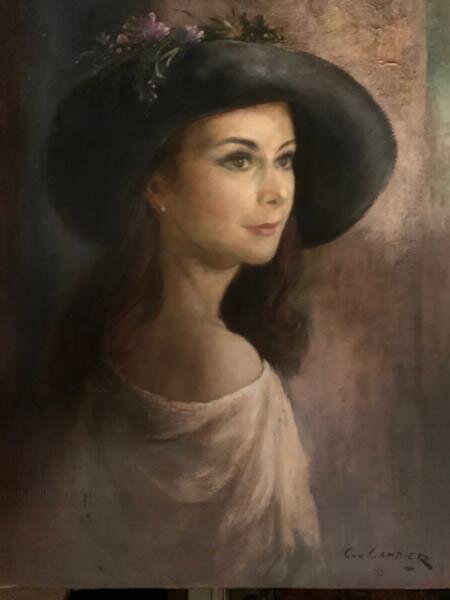   . , . : https://www.auction.fr/_fr/lot/guy-cambier-1923-2008-femme-au-chapeau-a-fleurs-1973-huile-sur-toile-signee-16092251