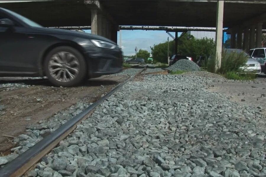 Переезд на пересечении ул. Мерлина. Бийское телевидение.   📷