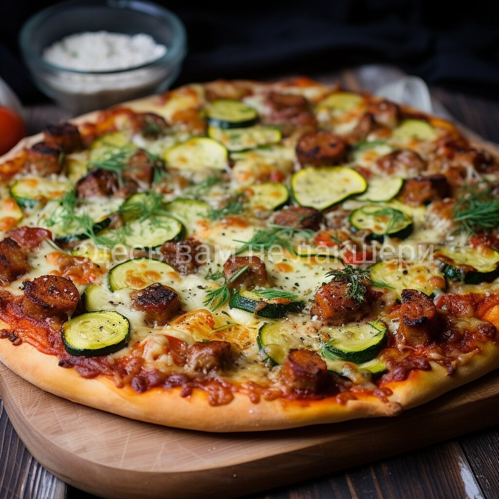 Пицца с колбасой, сыром и помидорами — рецепт с фото пошагово