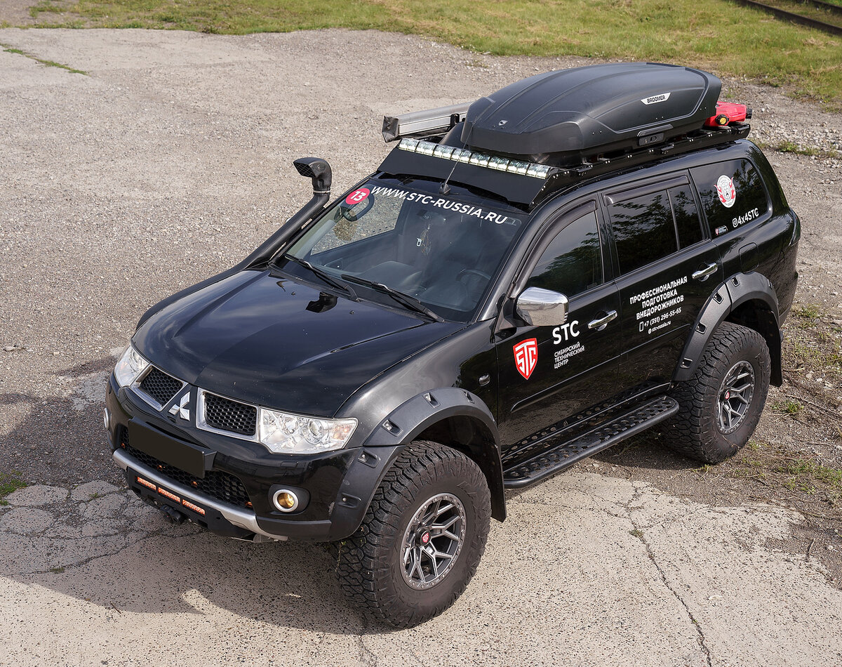 Модульная багажная система на Mitsubishi Pajero Sport 