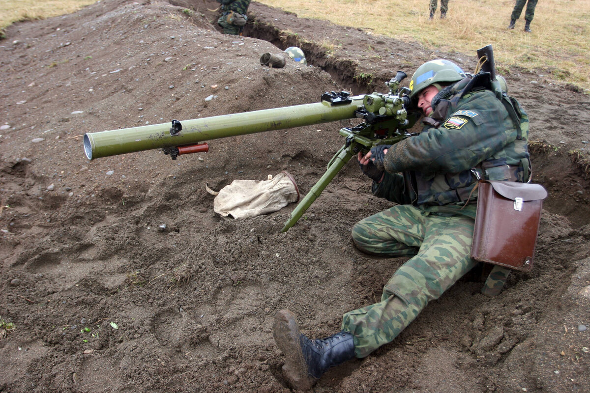 СПГ-9 "Копье". На передовой получил название "сапог". Фото из открытых источников