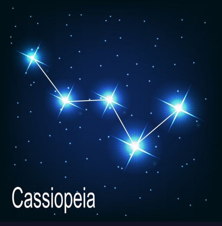 Арт созвездия Кассиопея.