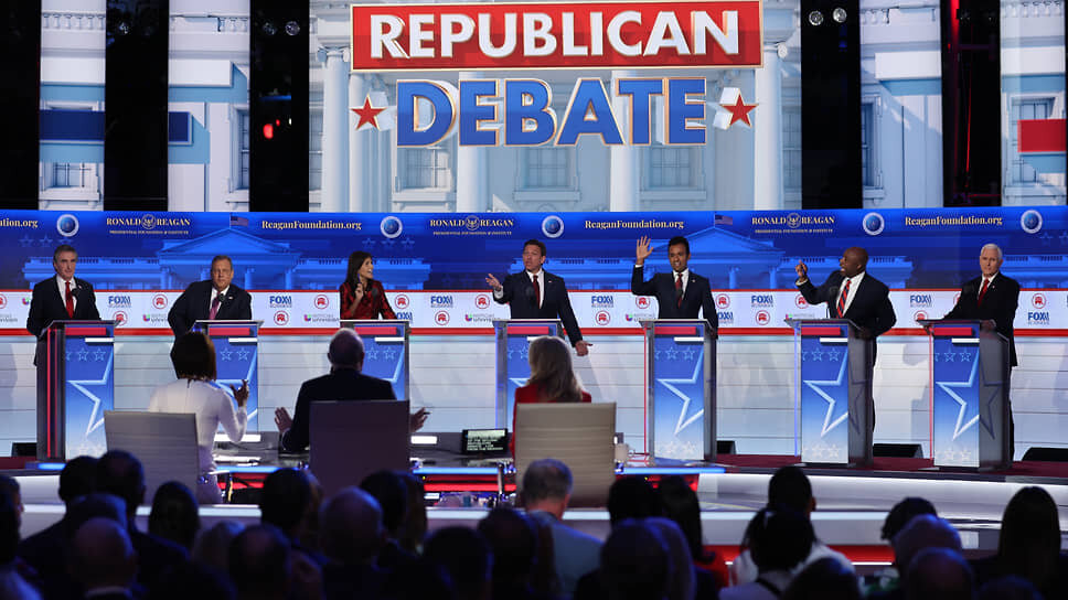Фото: Mike Blake / Reuters📷Предвыборные дебаты Республиканской партии США