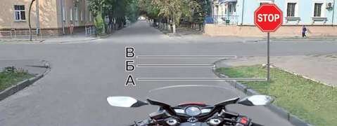 в данной ситуации вы должны. где вы должны остановиться перед знаком стоп на перекрестке. нерегулируемый перекресток со знаком стоп. движение без остановки перед стоп линией. место остановки перед знаком стоп.