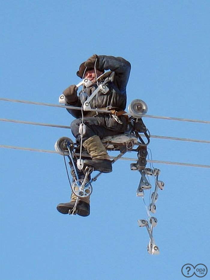 Велосипед для ЛЭП