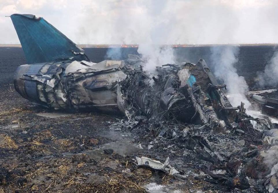 Разбившийся 7 июля 2018 года истребитель ВВС Румынии МиГ-21