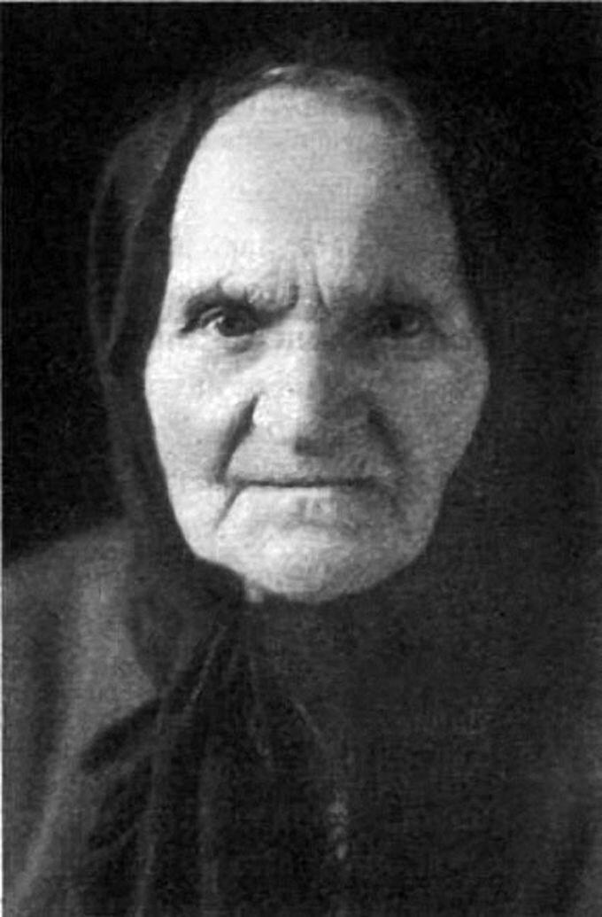 Мать маршала Жукова в старости
