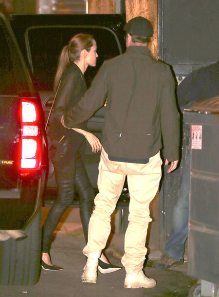                Анджелина Джоли и Брэд Питт 