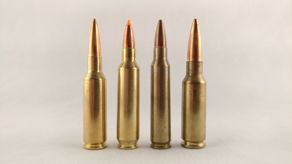 .224 Valkyrie, .22 Nosler, 5.56x45mm, и 6.5 Grendel. Валькирия похожа но изящнее Гренделя