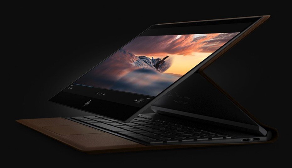 HP представила уникальный ноутбук HP Spectre Folio: кожаные элементы обрамляют весь корпус новинки, убрать которые невозможно.