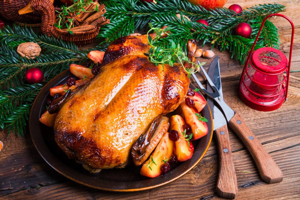 Рождественский гусь, запеченный в «рукаве» - кулинарный рецепт