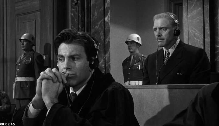 Кадр из фильма "Нюрнбергский процесс 1961 года, режиссера Стэнли Крамера