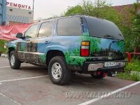    Что касается охвата рисунком автомобиля, при выборе аэрографии, то это зависит от Вашего желания и сдерживается возможностями. Конечно, если разрисовать весь автомобиль, то он превращается в неугоняемый арт-объект, но это доступно не каждому.
Посмотрите цены на аэрографию, подумайте и вперед!