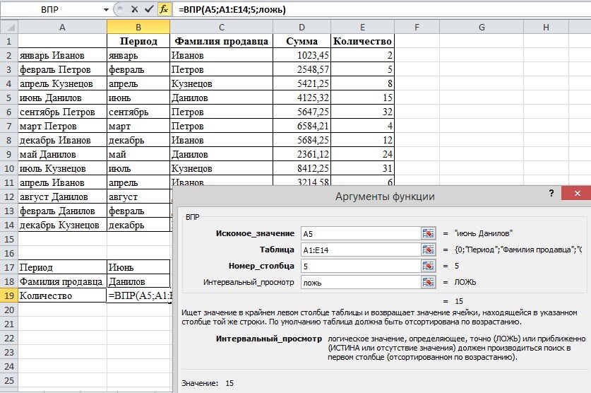 Впр по нескольким условиям