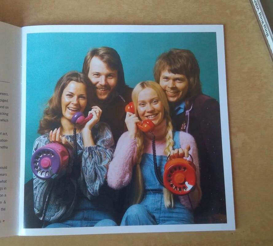 ABBA вскоре после выпуска своего хита «Ring Ring». Фото из личного архива автора
