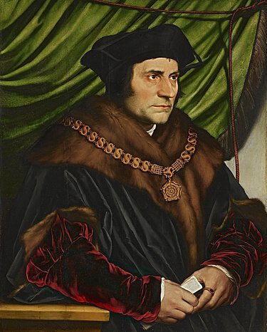 Ганс Гольбейн. Портрет Томаса Мора, 1527