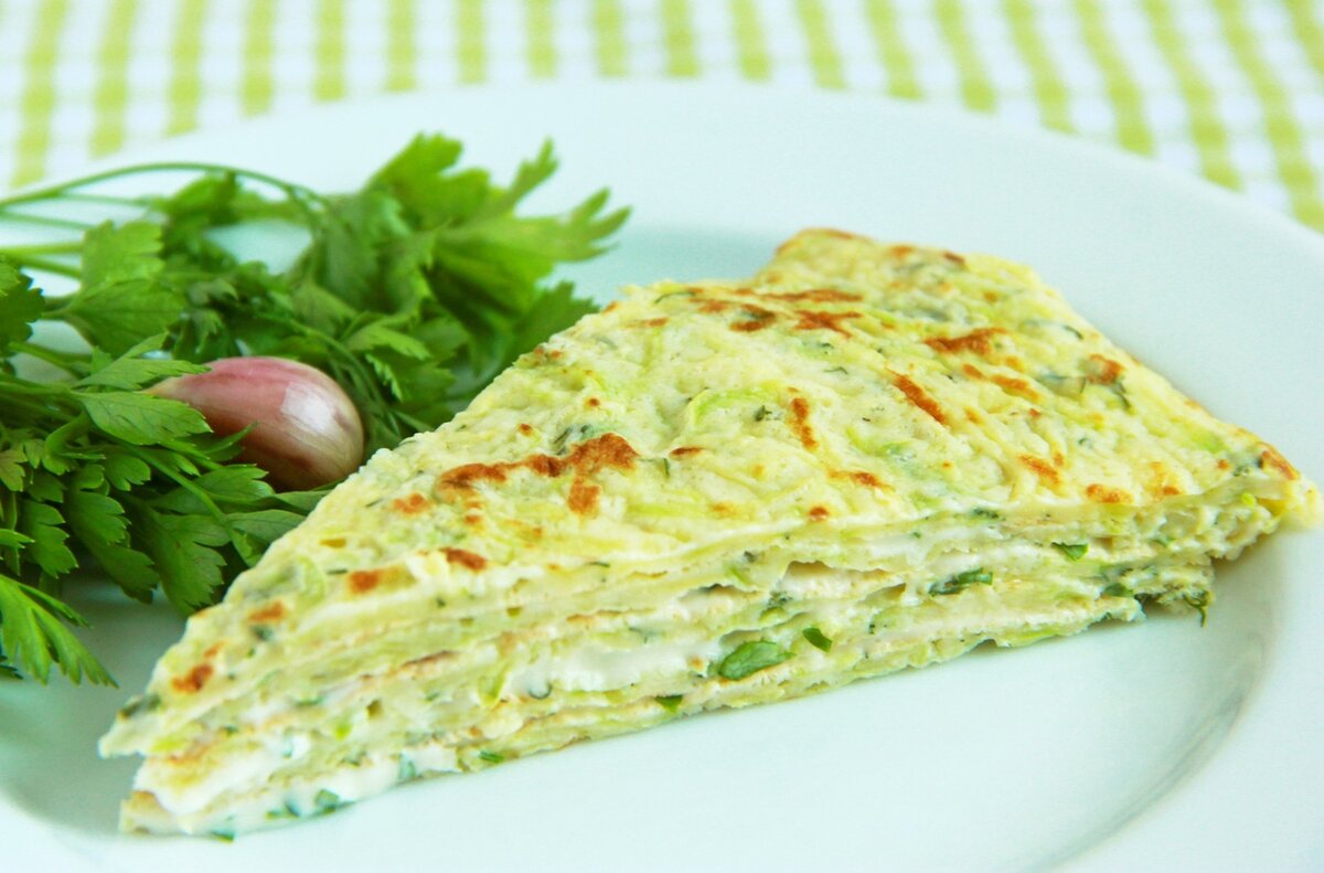 Кабачковый торт с сыром