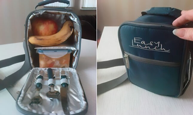 Сумочка "Изи ланч" с набором еды на день