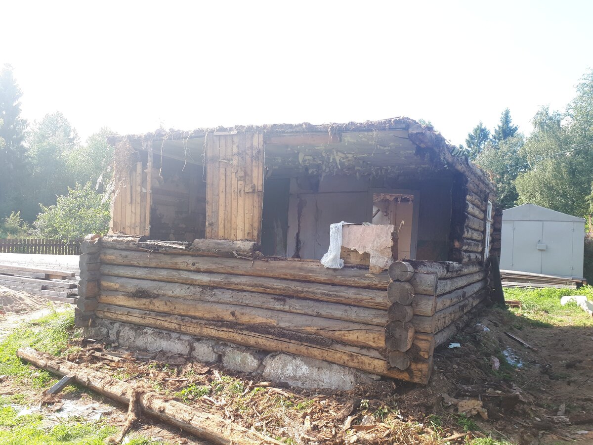 Как разобрать старый деревянный дом
