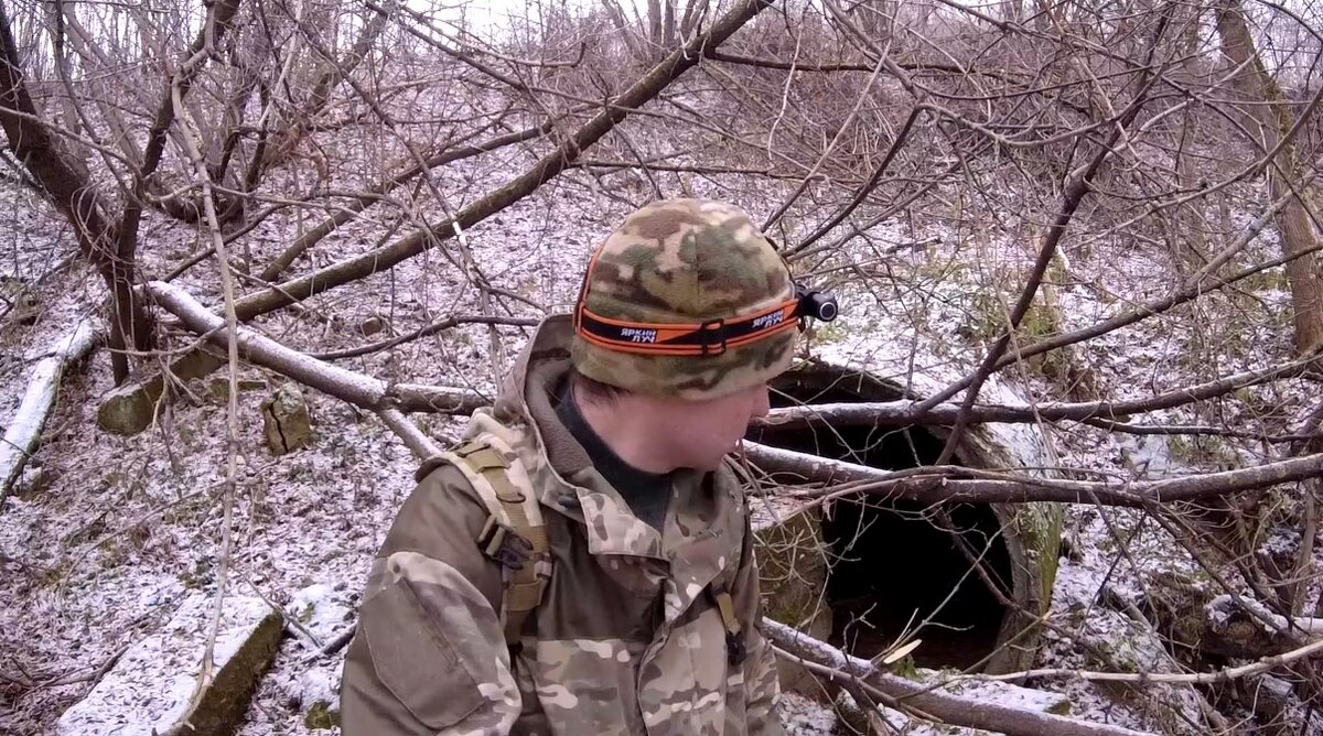 Один в заброшенное подземелье под старинными ЖД путями \ Пауки и эко-система