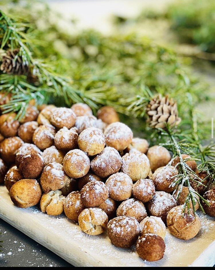 Мини-пончики из сгущенки