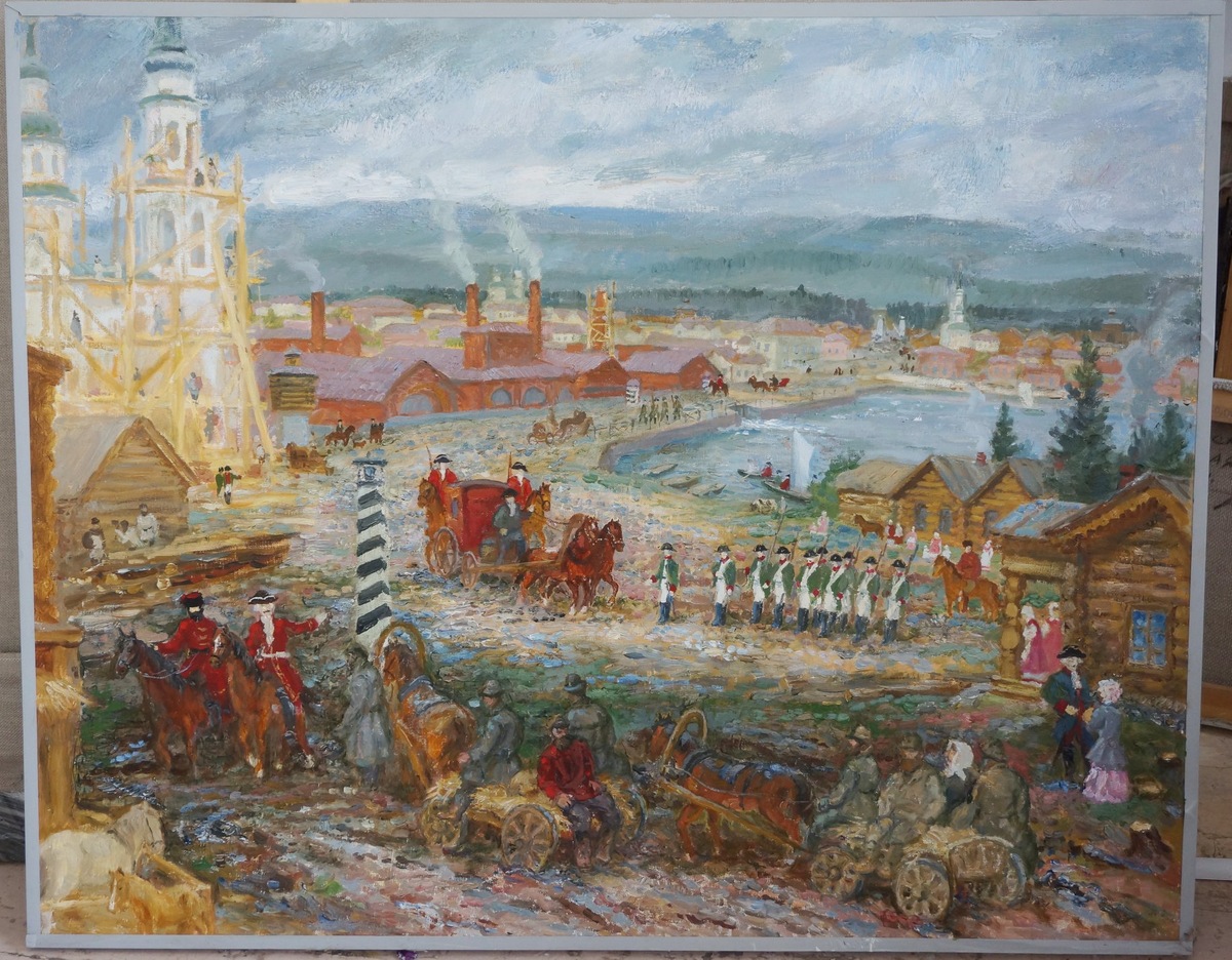 2 Виктор Добровольский Екатеринбург 18 век 80х100 хм 2018 г   100 000