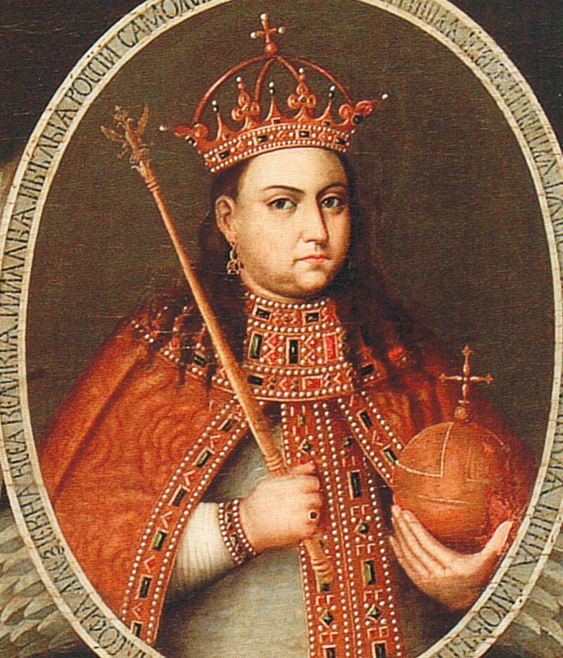 Портрет царевны Софьи. Неизвестный художник. 1682-1689 гг.