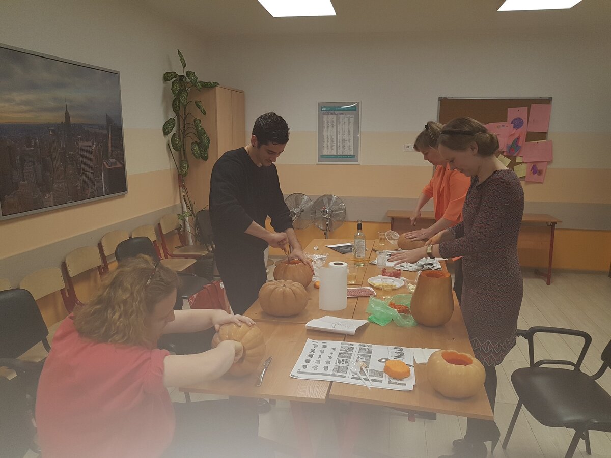 Halloween. Pumpkin party.  27.10.2017