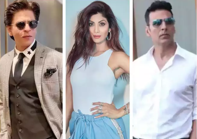 Шилпа Шетти, Шахрукх Кхан, Акшай Кумар, фото из интернет-источников