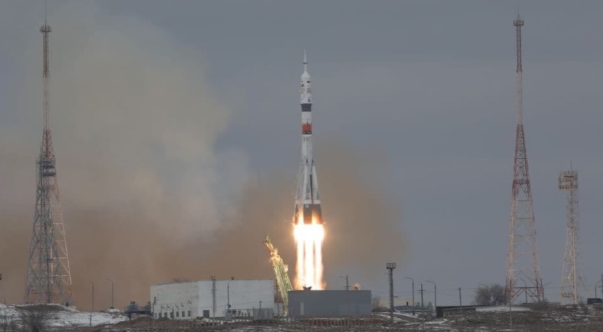 Ракета "Союз" стартует с космодрома Байконур 8 декабря с космическим кораблем "Союз МС-20", на борту которого находятся космонавт Роскосмоса и два японских частных астронавта. фото: Роскосмос