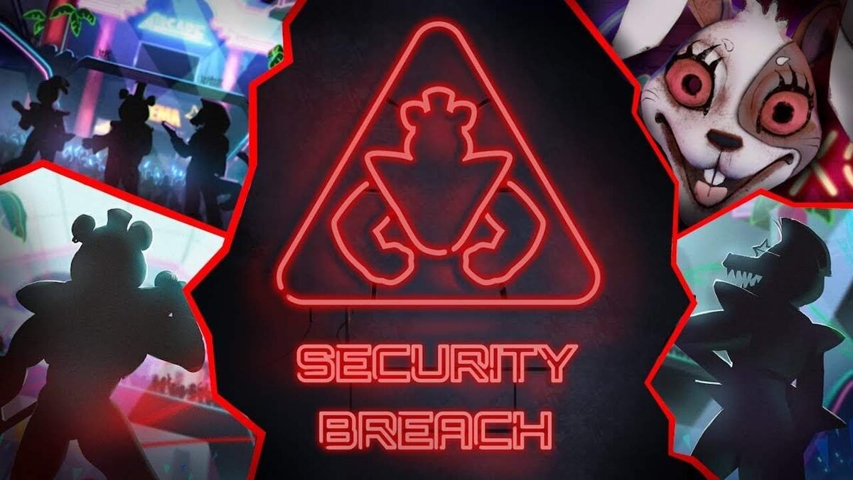 Five nights security. Пять ночей с Фредди секьюрити Брич. ФНАФ 9 секьюрити Брич. Тизер Security Breach. FNAF Security Breach Тизеры.