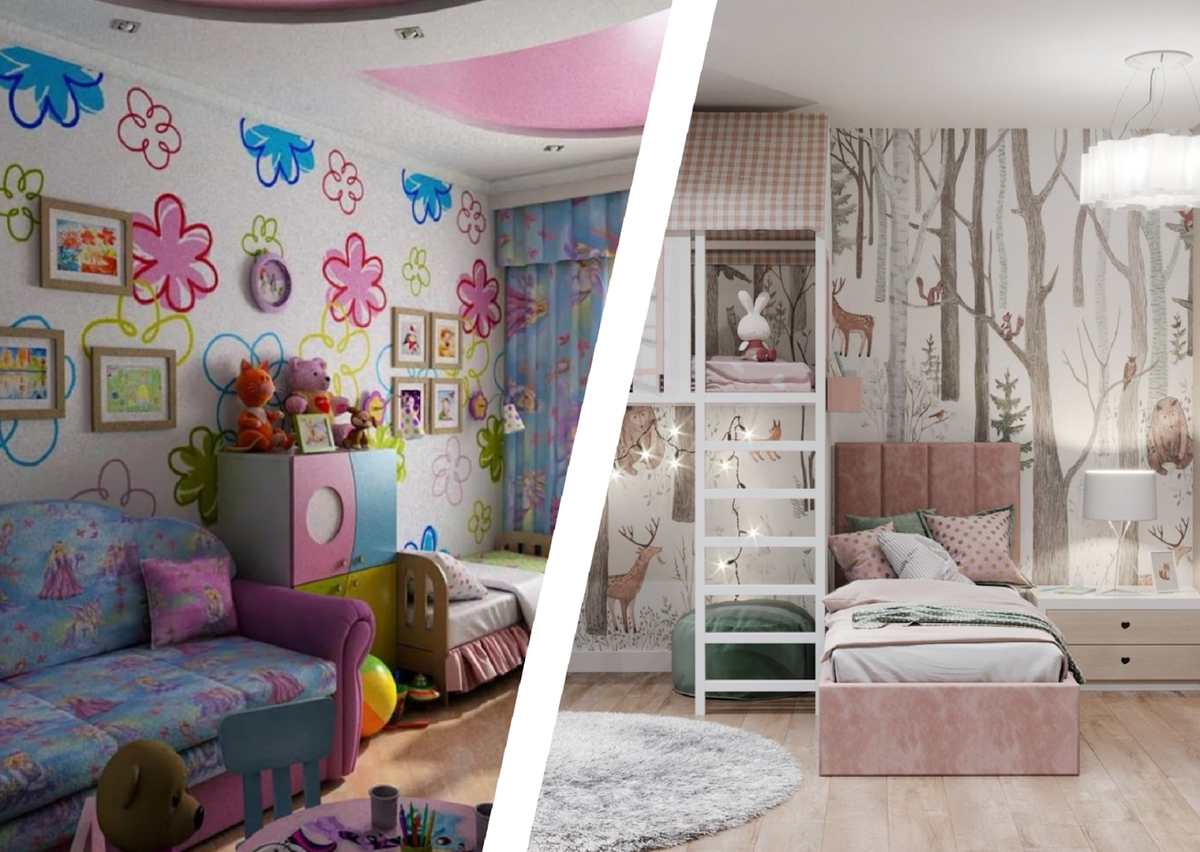 Дизайн детской комнаты – сказка на новый лад
