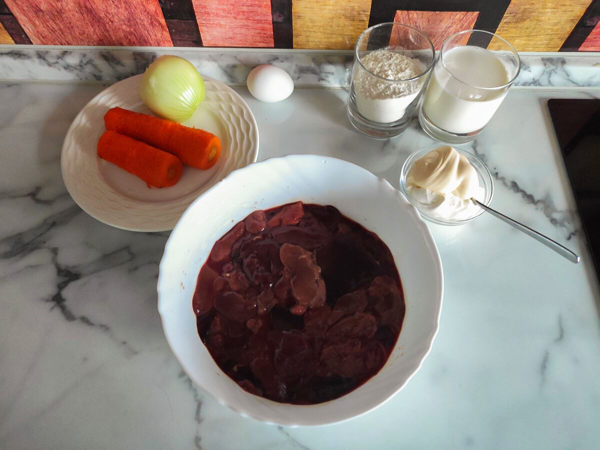 Продукты для нашего торта