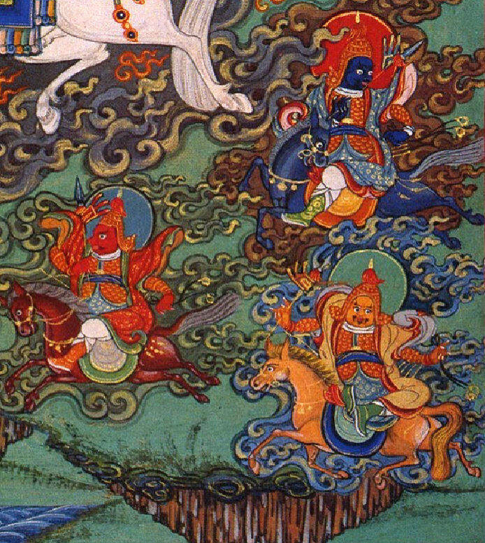 Фрагмент танки. Монголия, 1900-1959 гг. Эл. ресурс URL: https://www.himalayanart.org/items/49027