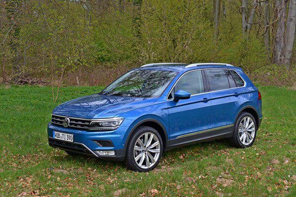 2 место: Volkswagen Tiguan на тест-драйве в Германии