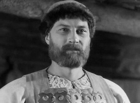 Гаврила Олексич, кадр из фильма "Александр Невский"