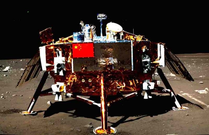 "Chang’e-3" на лунной поверхности. "Chang’e-4" дублер "Chang’e-3" 