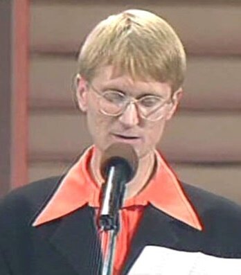 Андрей за игрой в КВН