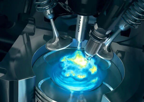 Сгорание топливовоздушной смеси в бензиновом ДВС