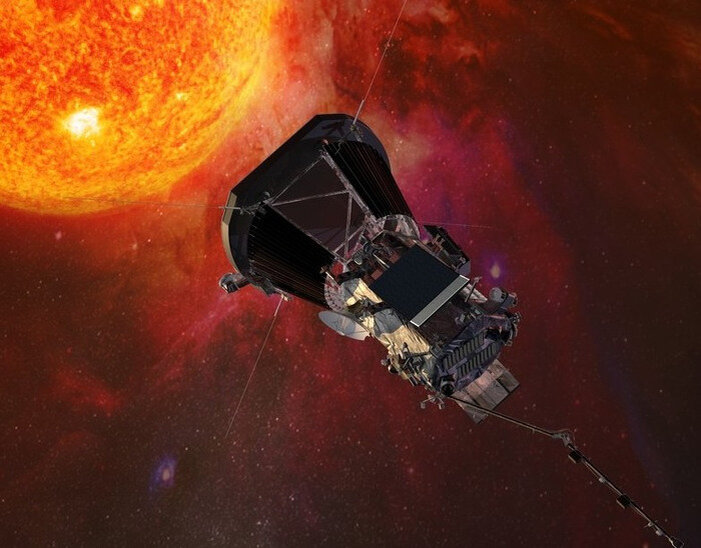 Космический аппарат «Parker Solar Probe». Иллюстрация Johns Hopkins University Applied Physics Laboratory