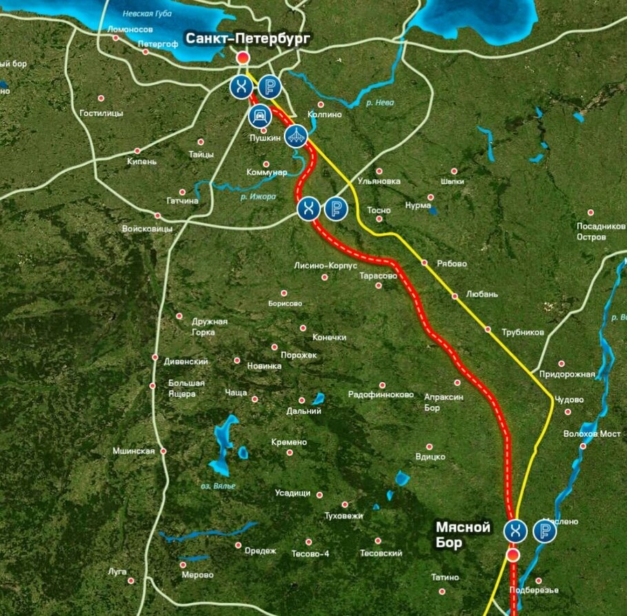 Трасса м11 трасса карта