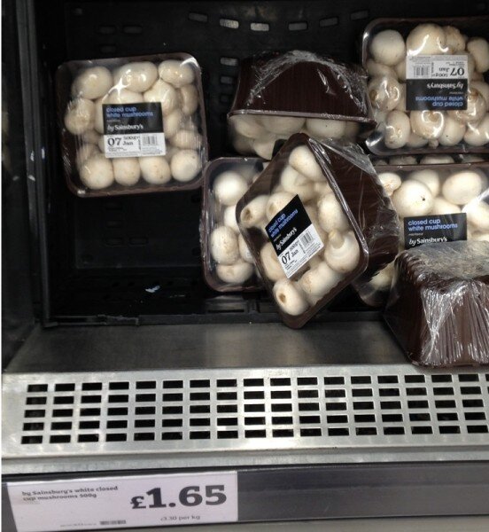 
Грибы, 500гр - £1.65, $2.50, 175 рублей
