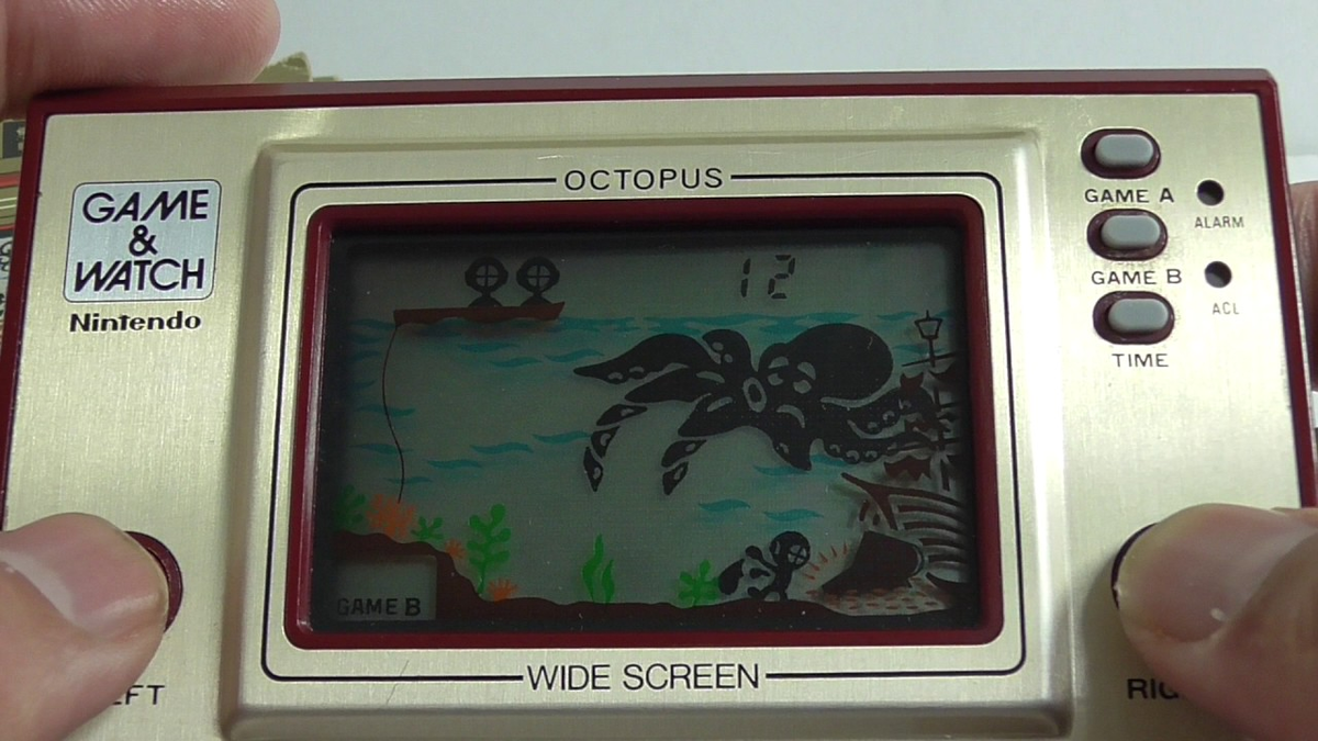 Тайны океана купить. Nintendo OC 22. Nintendo OC-22 Octopus. Octopus игра game watch. Тайны океана.
